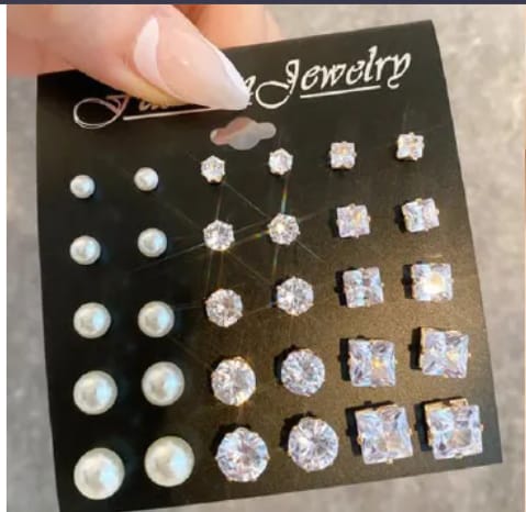 Silver Stud Earrings